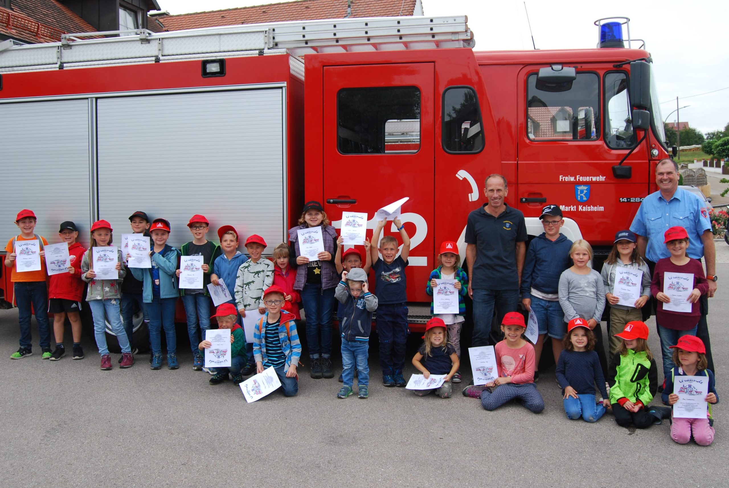 Von den Floriansjüngern begeistert